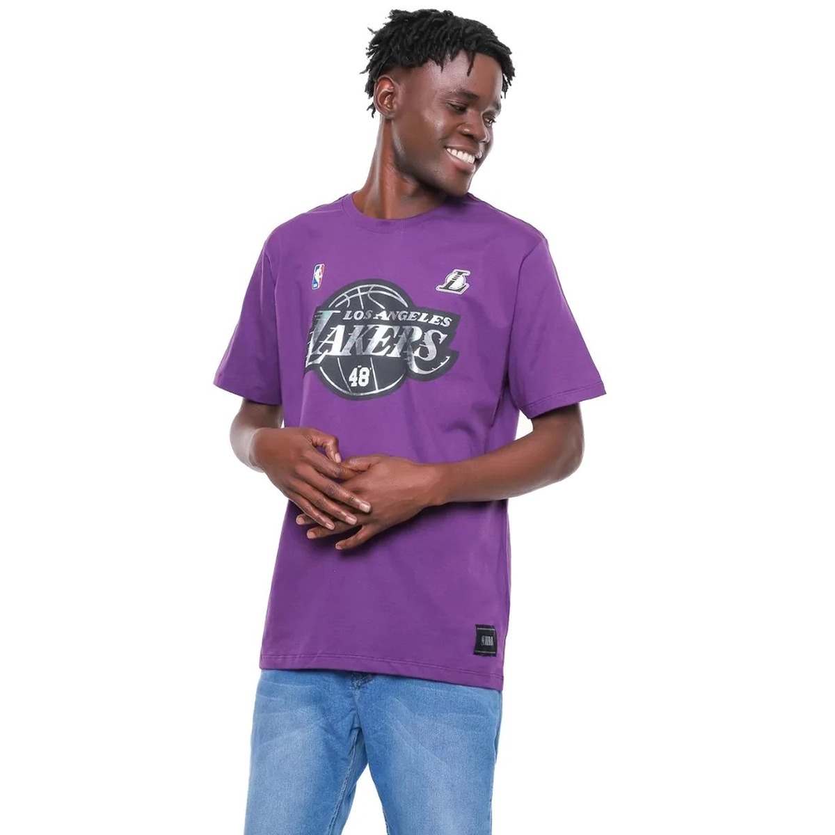 Camiseta Nba Masculina Lakers Rainbow Original Lakstar Moda E