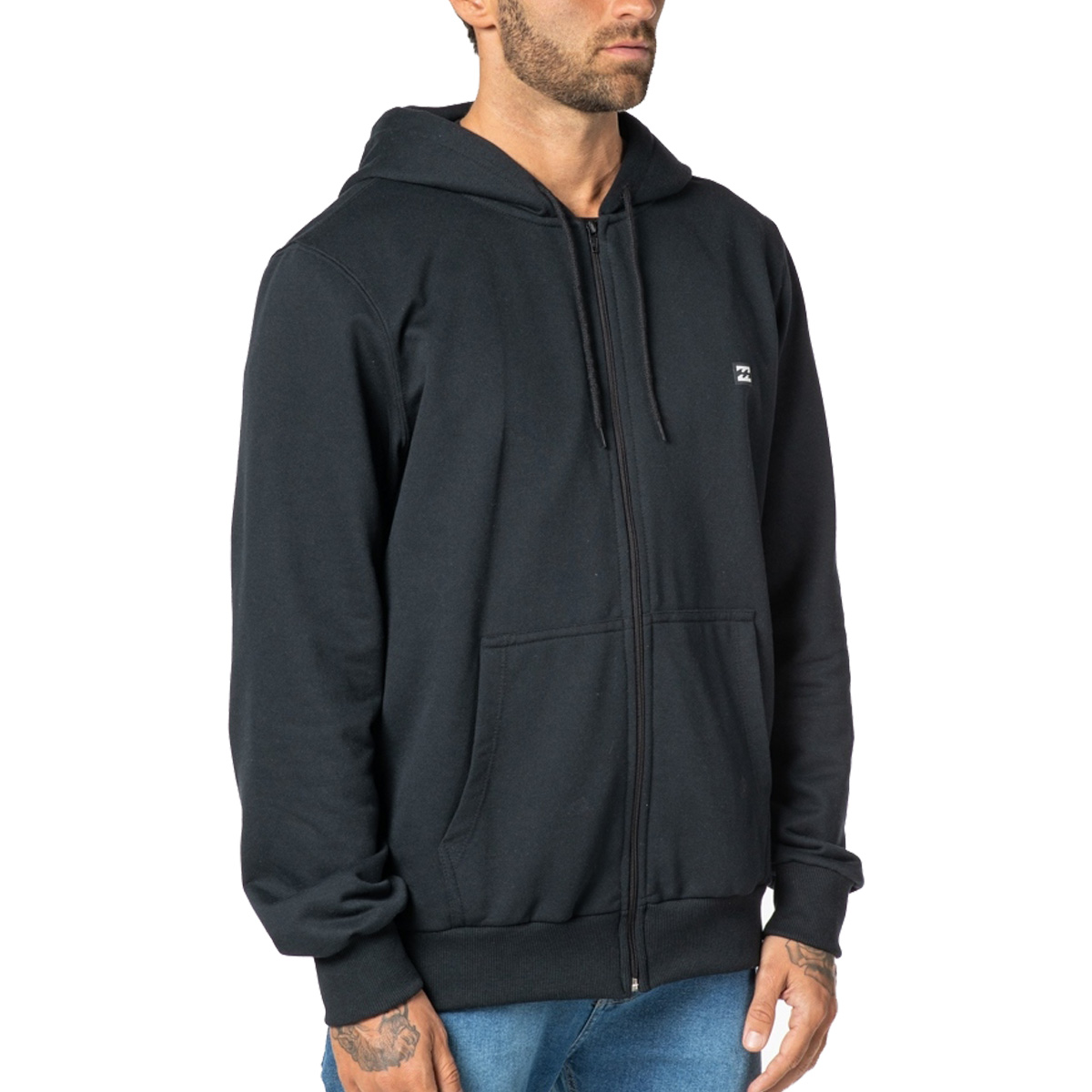 BLUSA MOLETOM BILLABONG MASCULINA ABER ALL DAY ZIP II ORIGINAL - Imagem 4