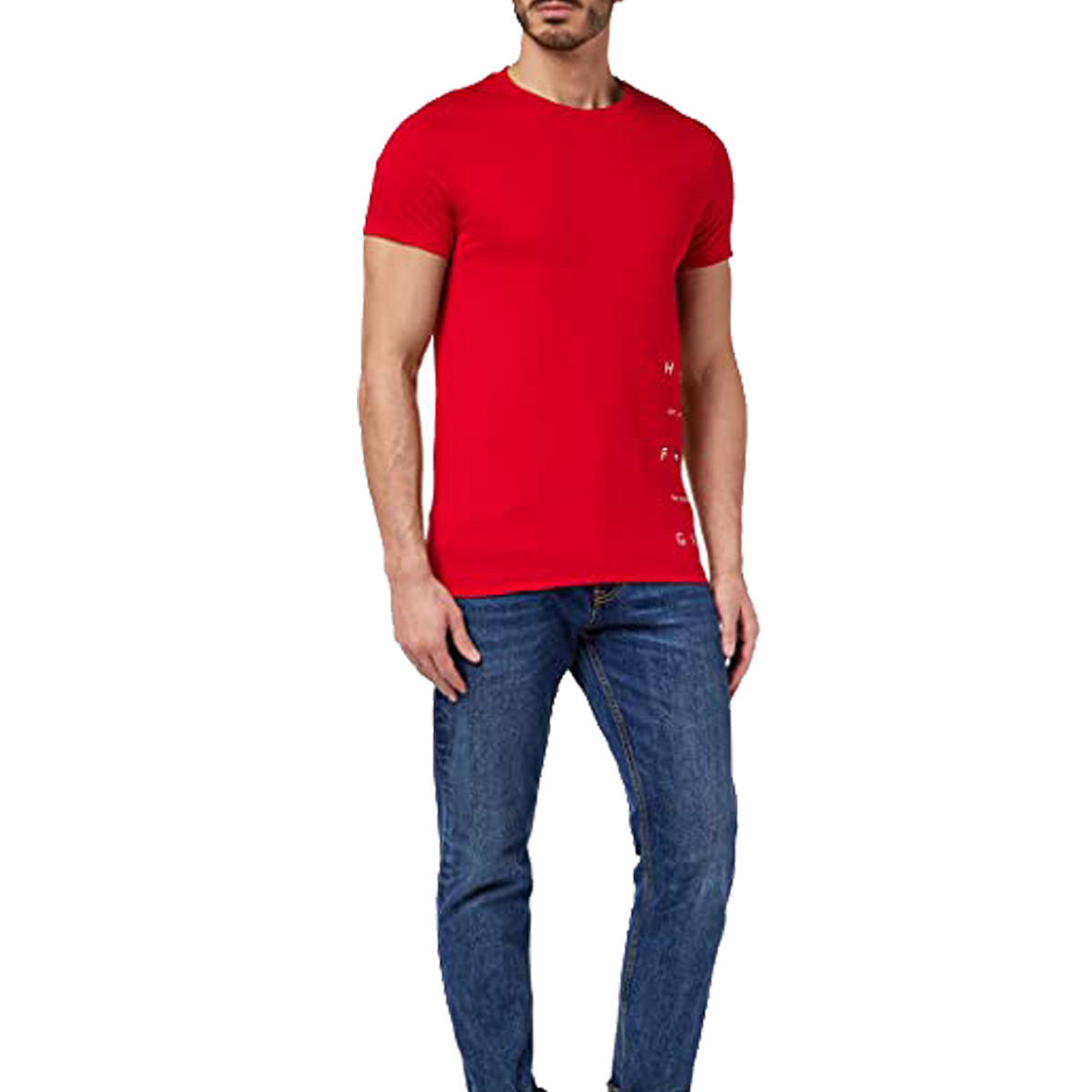 CAMISETA TOMMY HILFIGER MASCULINA SPACED OFF PLACEMENT - Imagem 2