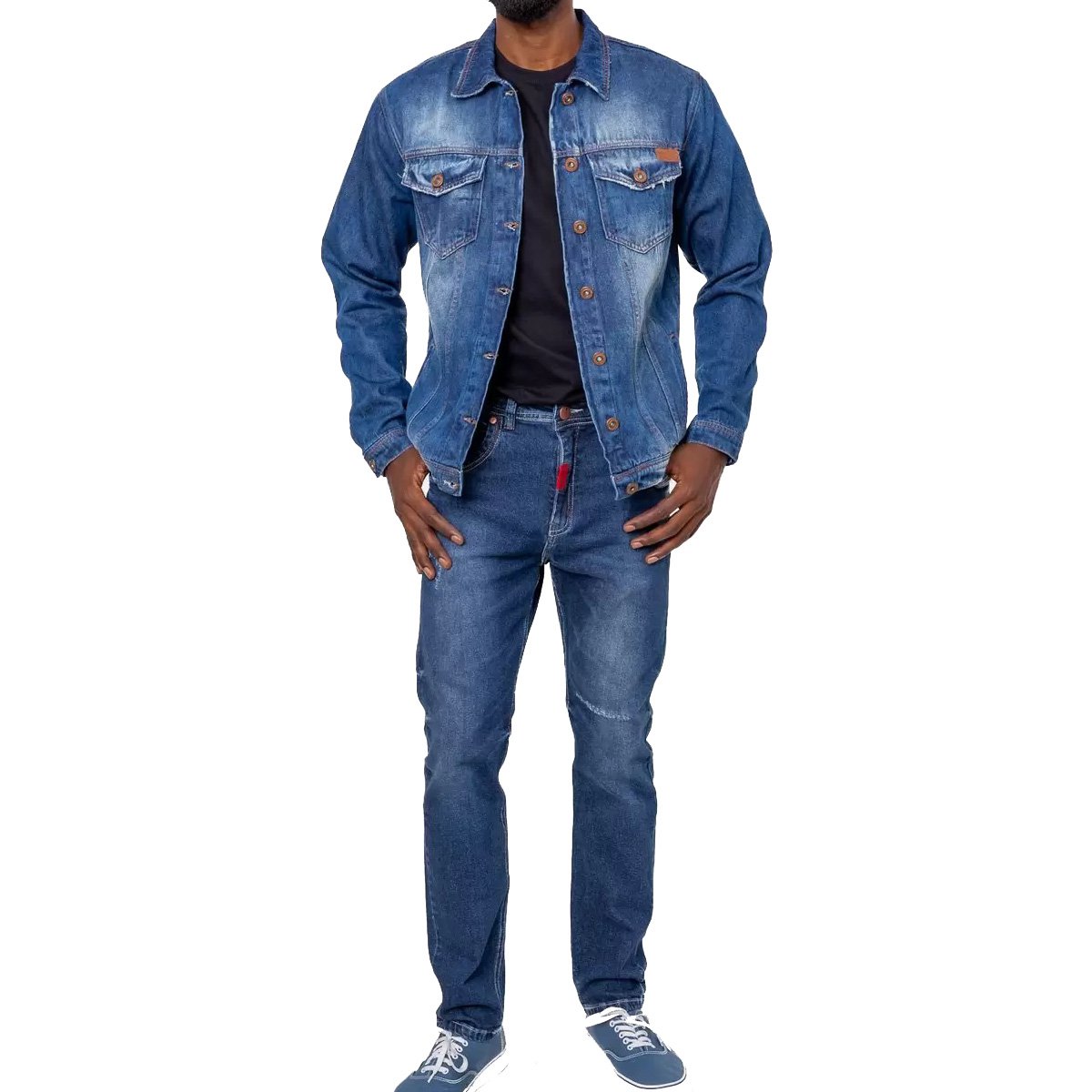 JAQUETA JEANS ECKO MASCULINA J006A ORIGINAL - Imagem 4