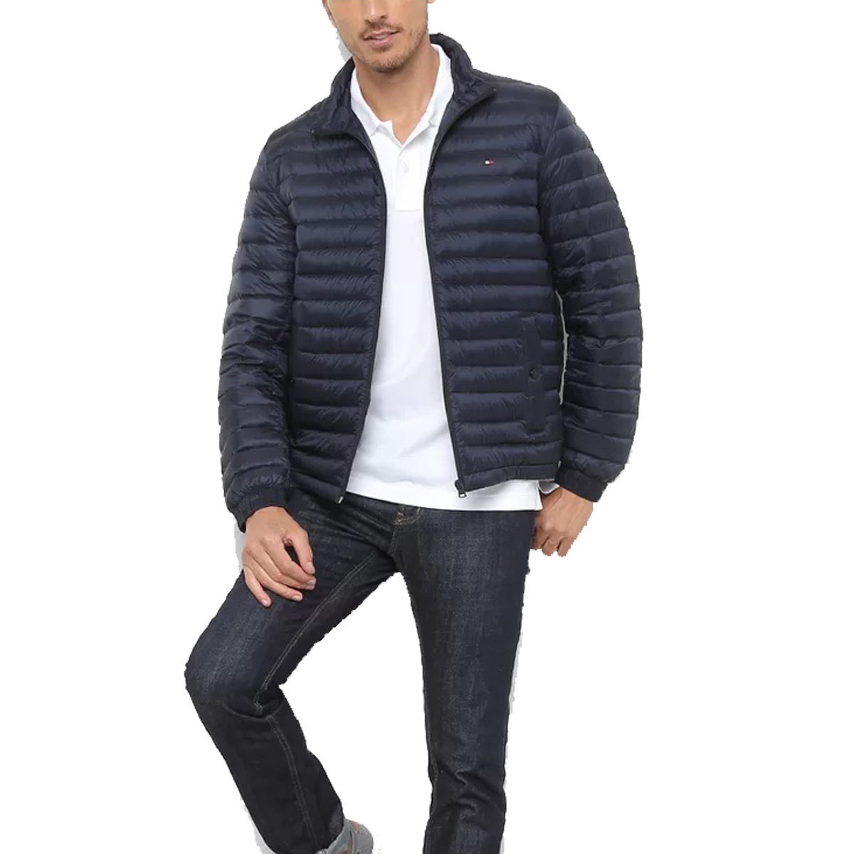 JAQUETA TOMMY HILFIGER MASCULINA PACKABLE RECYCLED ORIGINAL - Imagem 3