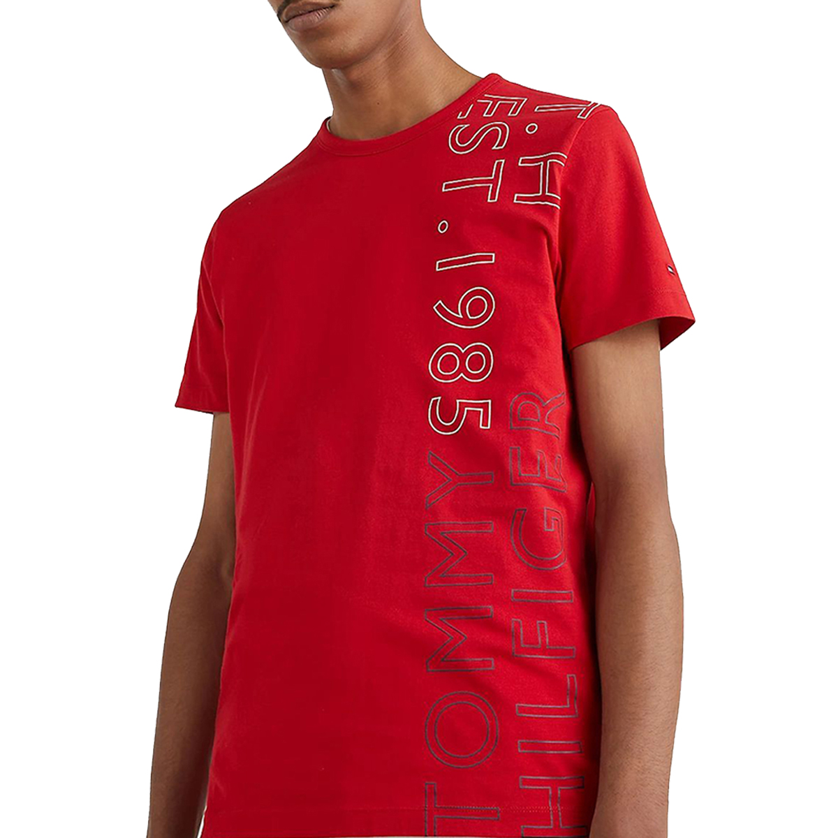 CAMISETA TOMMY HILFIGER MASCULINA OFF PLACEMENT ORIGINAL - Imagem 2