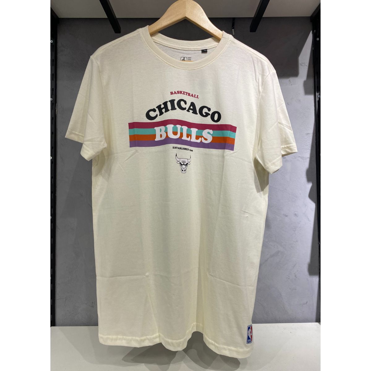 CAMISETA NBA MASCULINA CHICAGO BULLS COLORS ORIGINAL