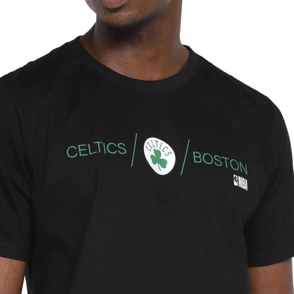 CAMISETA NBA MASCULINA BOSTON CELTICS BASIC LOGO ORIGINAL - Imagem 3