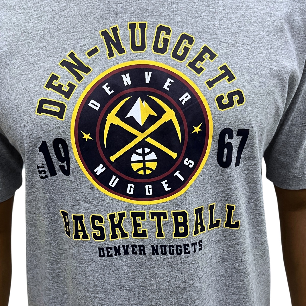 CAMISETA NBA MASCULINA DENVER NUGGETS TOWN NB901 ORIGINAL - Imagem 4