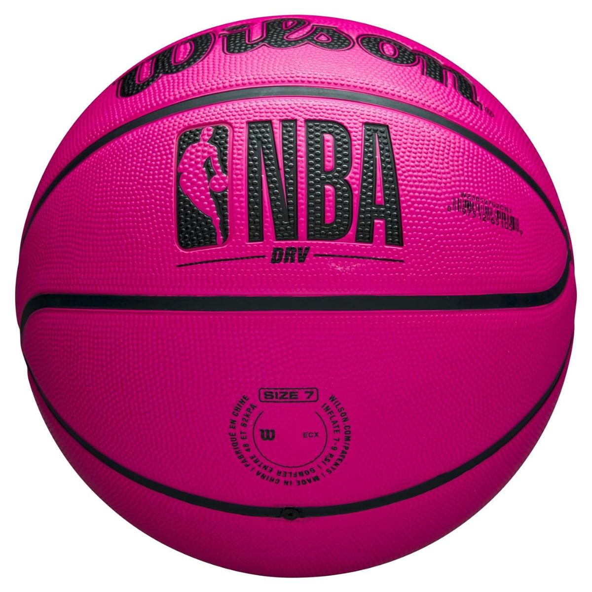 BOLA DE BASQUETE ROSA WILSON NBA DRV PINK TAMANHO 7 - Imagem 7