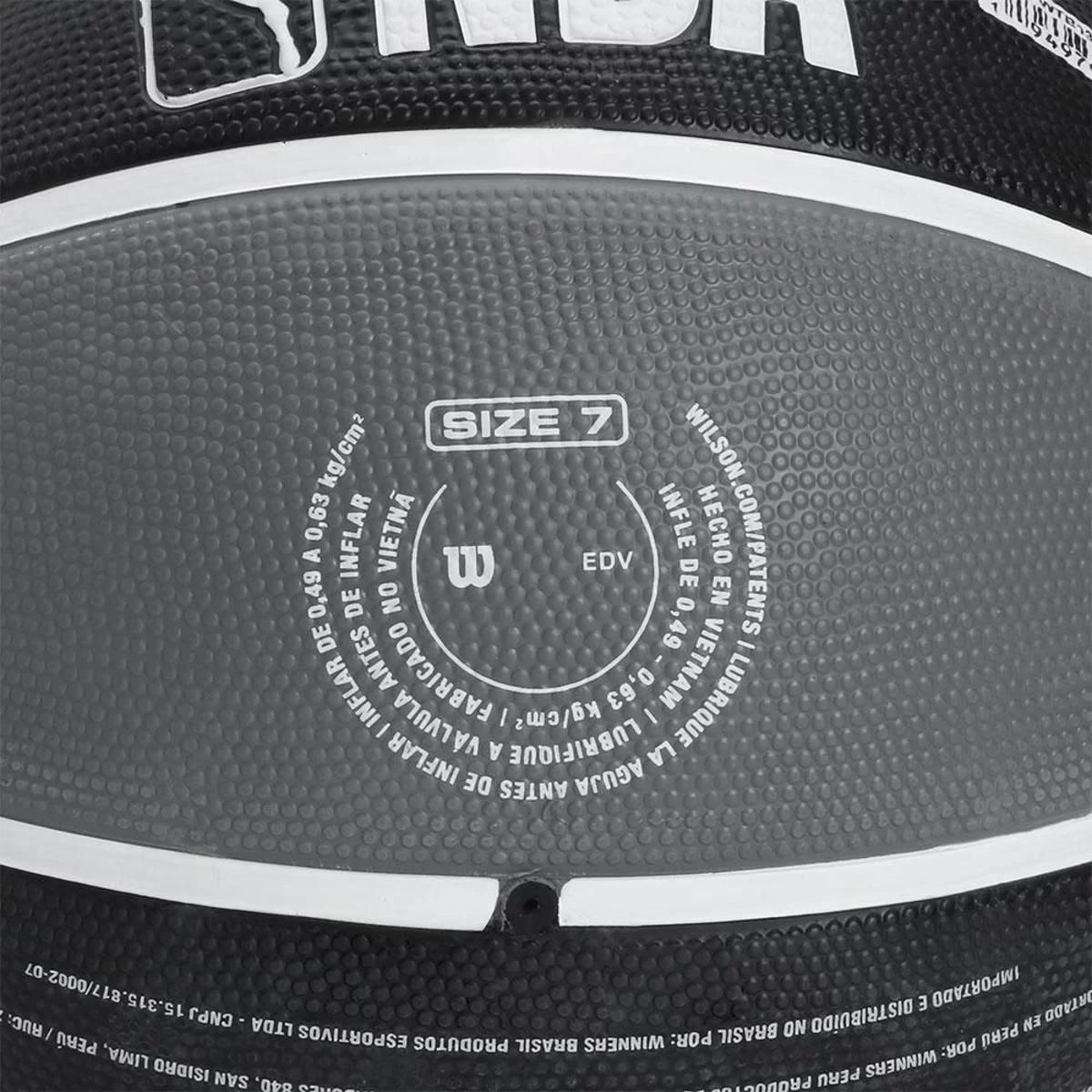 BOLA DE BASQUETE WILSON NBA TEAM TRIBUTE BROOKLYN NETS 7 - Imagem 5