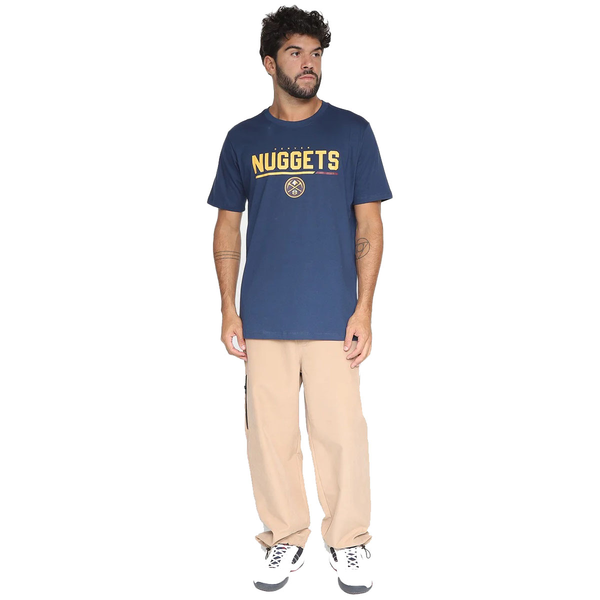 CAMISETA NBA MASCULINA DENVER NUGGETS WORDNAME NB900 ORIGINAL - Imagem 4