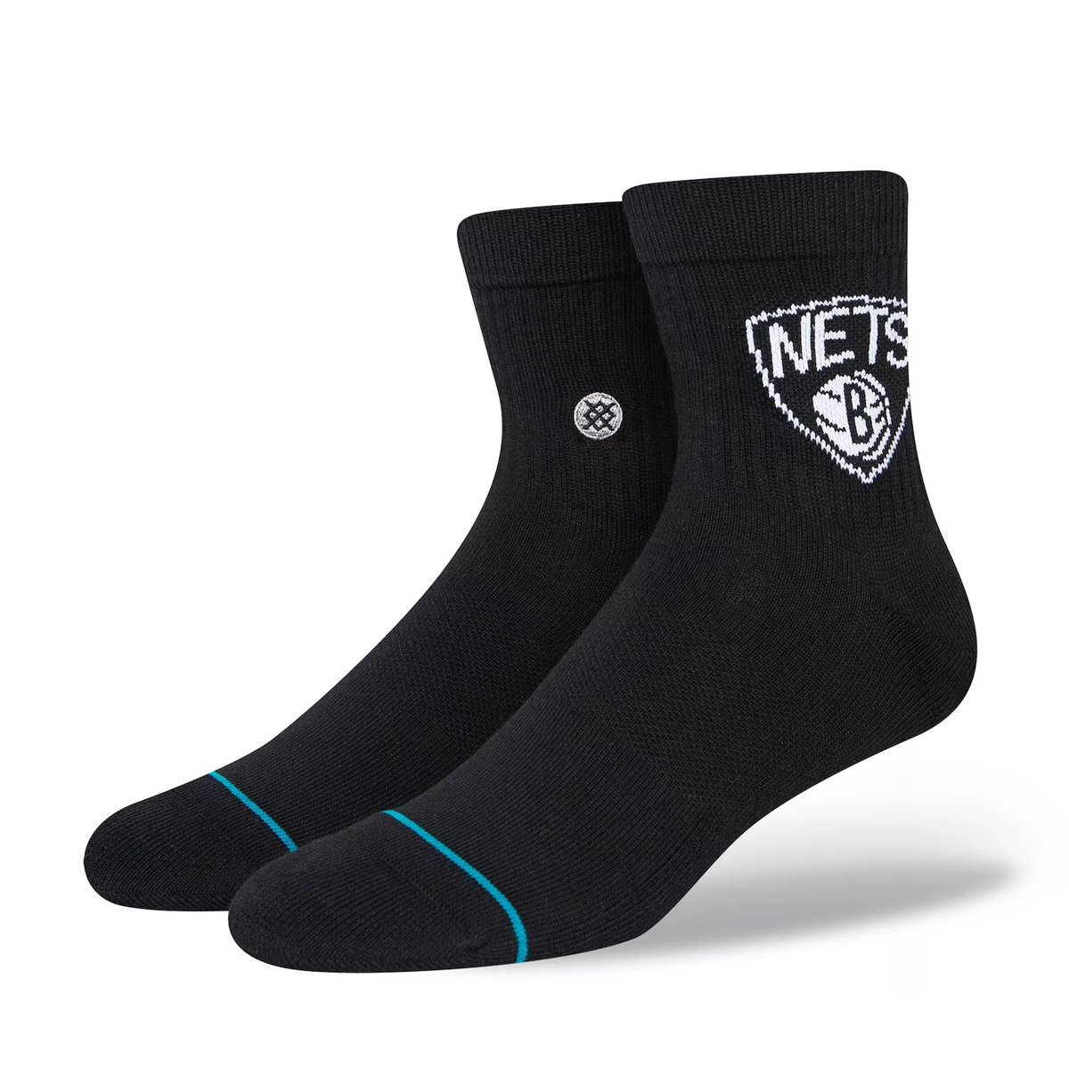 MEIA STANCE MASCULINA QUARTER BROOKLYN NETS CANO MÉDIO