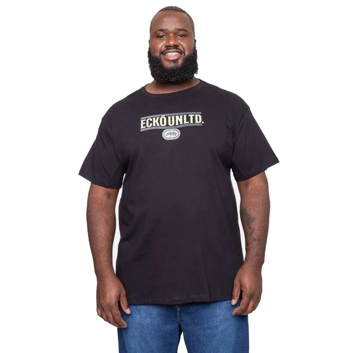 CAMISETA ECKO PLUS SIZE MASCULINA VINTAGE J683A ORIGINAL