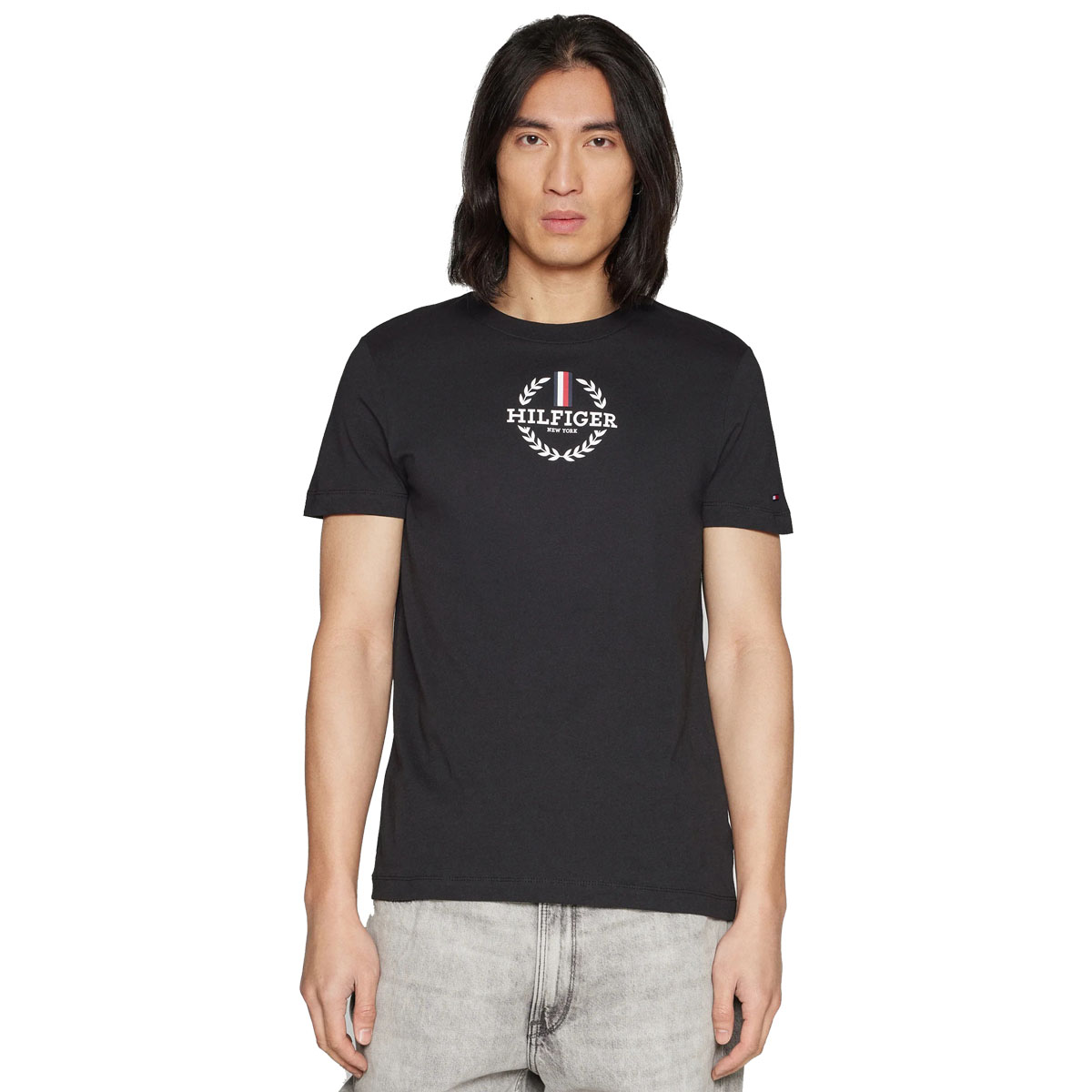 CAMISETA TOMMY HILFIGER MASCULINA GLOBAL STRIPE WREATH
