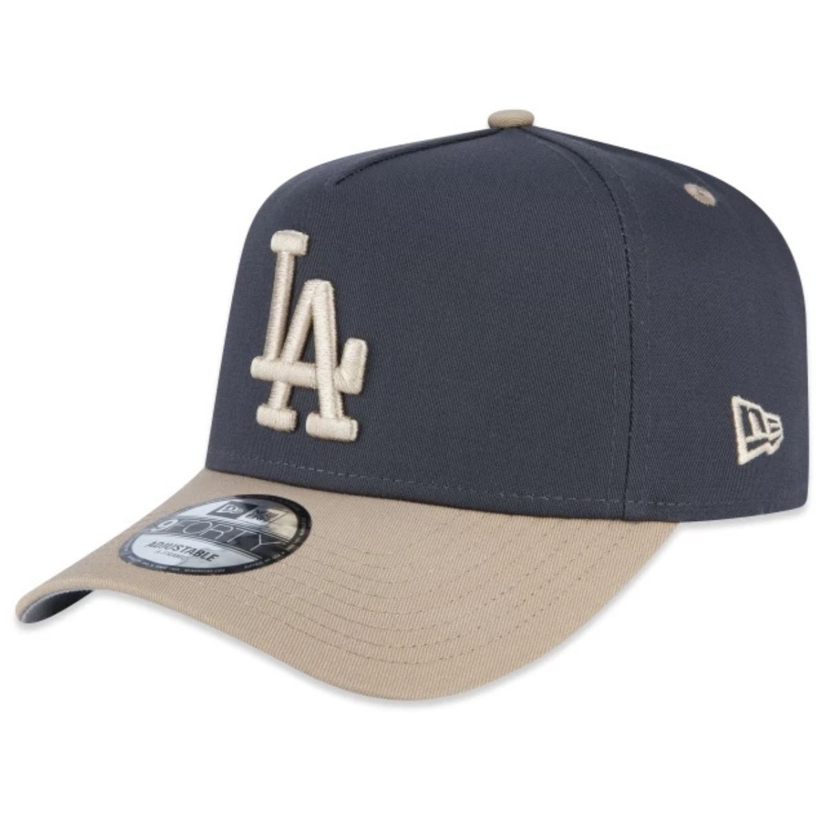 BONÉ NEW ERA MASCULINO 9FORTY AFRAME DODGERS DUAL ABA CURVA - Imagem 2