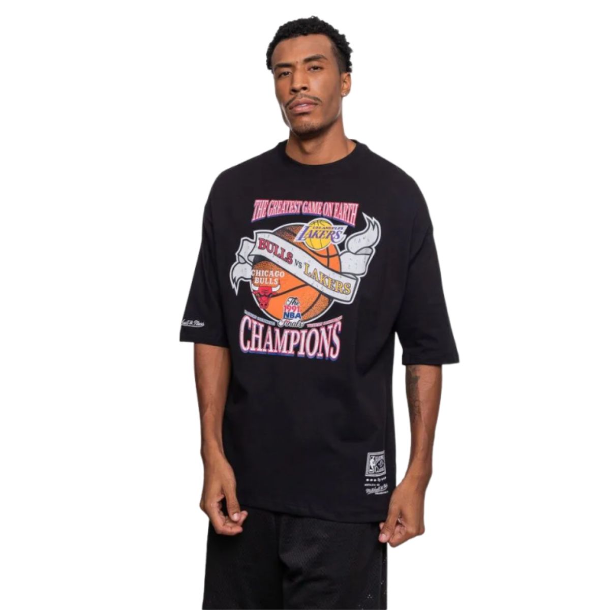 CAMISETA MITCHELL & NESS MASCULINA GOLDEN CHAMPIONS OVERSIZE - Imagem 3