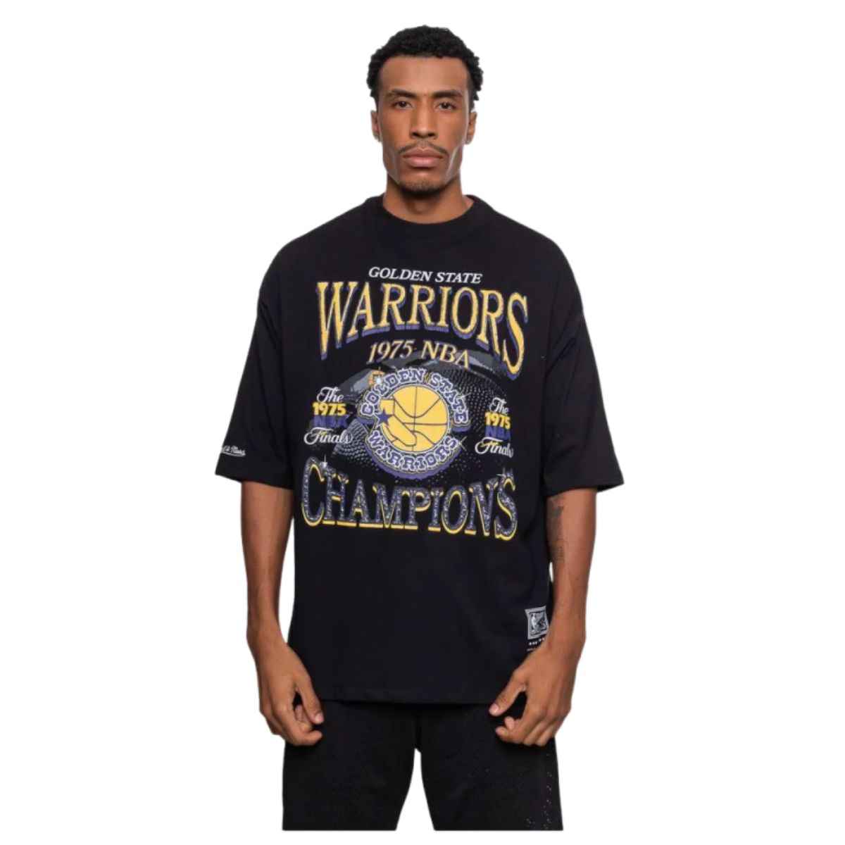 CAMISETA MITCHELL & NESS MASCULINA GOLDEN CHAMPIONS OVERSIZE