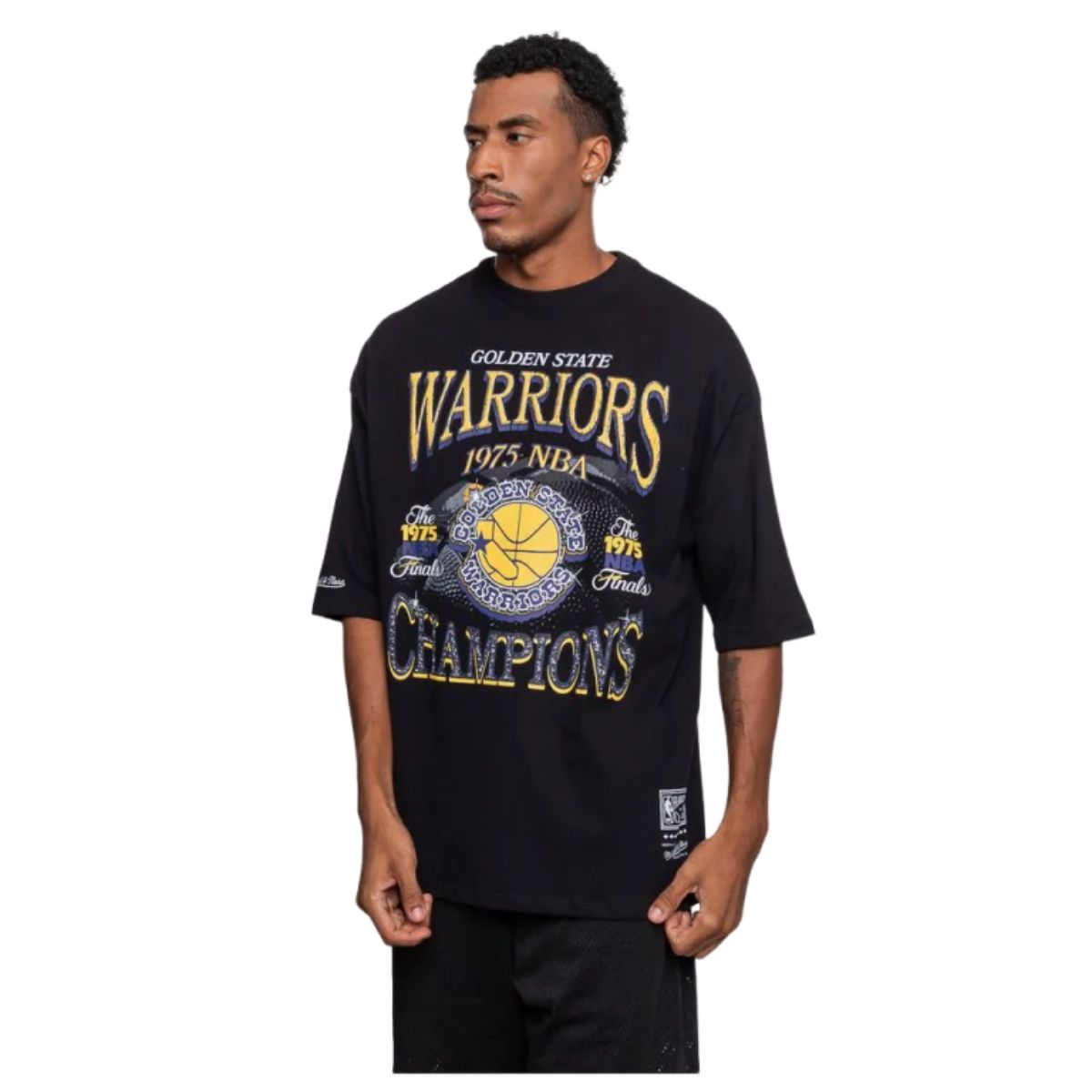 CAMISETA MITCHELL & NESS MASCULINA GOLDEN CHAMPIONS OVERSIZE - Imagem 3
