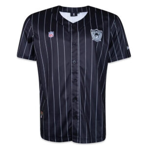 CAMISA NEW ERA MASCULINA JERSEY NFL LAS VEGAS RAIDERS STRIPES