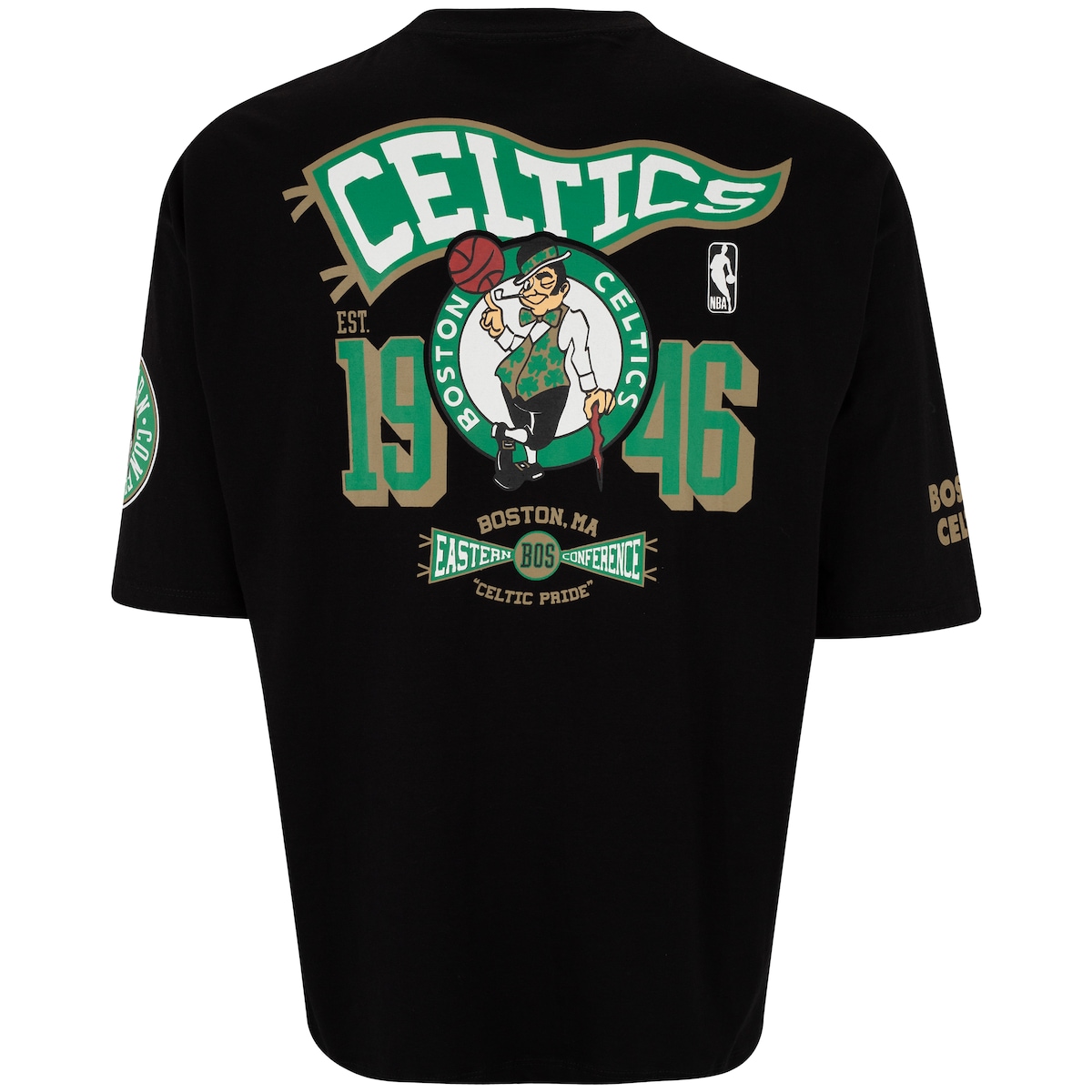 Camiseta Nba Masculina Boston Celtics Pennant Oversize - Imagem 2