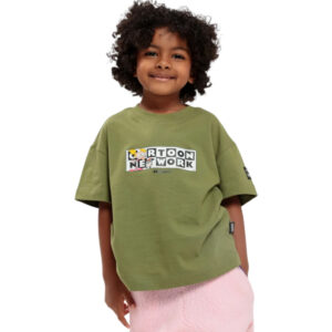 CAMISETA BAW JUVENIL CARTOON NETWORK DEXTER E DEE DEE OVERSIZE