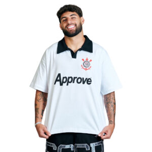 Camisa Polo Approve X Corinthians Basic Oversized
